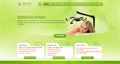 Desktop Screenshot of e-zerona.cz