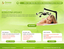 Tablet Screenshot of e-zerona.cz